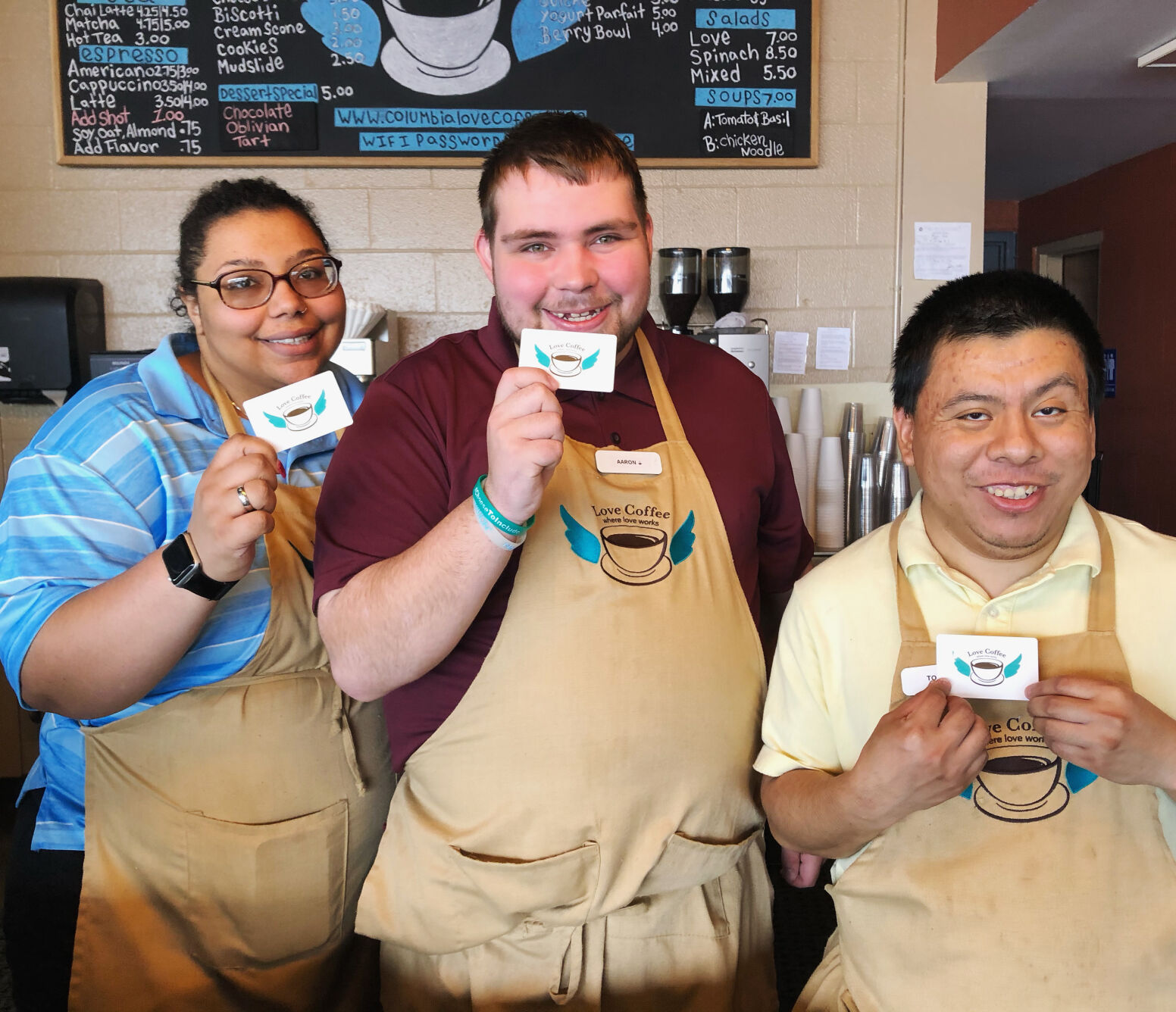 Love Coffee employees